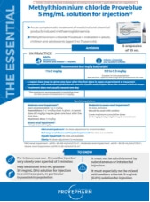 Methylthioninium chloride Proveblue Essential Sheet